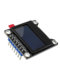Oled Display Module High Definition with Iron Frame 128*64 0.96 Blue Yellow-Blue Dual Color 3V5V Smart Car