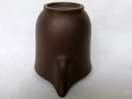 {至善 斋} Old Zisha Wenge Old Purple Mud Hình trái tim Justice Cup Yixing Zisha Craft Factory 70's