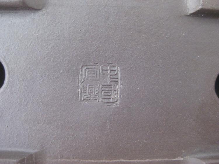 Cách mạng văn hóa đen sắt cát dài vuông float cũ màu tím cát chậu hoa chậu cây bằng đất sét