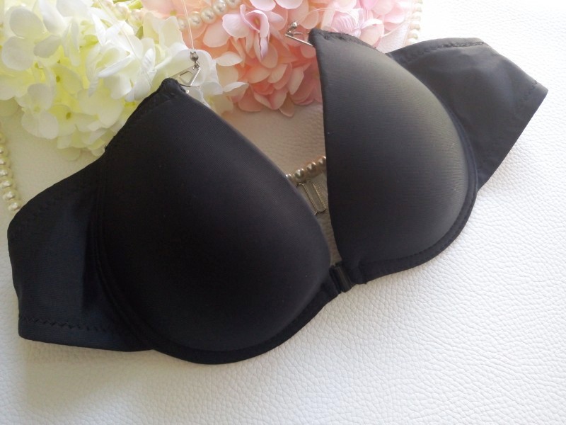 Ngực nhỏ dày 3,5cm vẻ đẹp vô hình trở lại áo ngực mỏng trong suốt dây đeo vai trong suốt dây đeo lưng vô hình đồ lót dây áo lót đệm