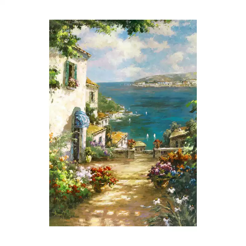 布格罗人物油画喷绘画芯高光油画布装饰墙画欧式风格单幅画无框设计