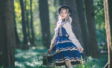 Стильные костюмы infanta.婴梵塔lolita三段式蛋糕树jsk秋款连身裙 Baby van Gogh