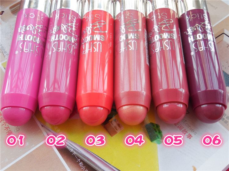 [Giải phóng mặt bằng hàng năm] Xuất khẩu Dubai USHAS Bưởi Nàng tiên cá Matte Lip Cheek Pen Son môi - Blush / Cochineal má hồng wet n wild