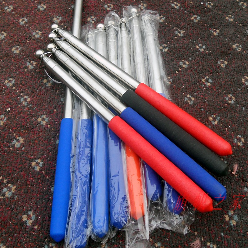 Factory direct sales guide rod travel telescopic chess rod telescopic pointer stainless steel chess rod tour guide chess rod