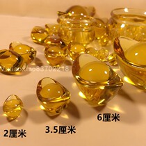 Thai Buddhist Supplies Yuanbao Crystal Cloud Treasure Day into the Bucket Golden Trumpet Big Swing Piece with incense for incense