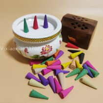 Thailand Buddha Brands Incense Burner Taverine incense Incense Burner ceramic incense stove on four sides Buddha Jiuwei Sister Butterfly Lotus
