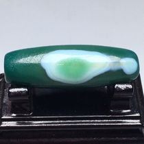 Natural silk wrapped old agate size 40 1x13 4mm material agate chalcedony antique old object