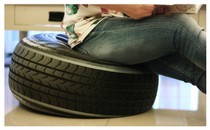 Simulation tire pillow Creative particles filled tire pillow cushion Nap pillow send men and women birthday gifts