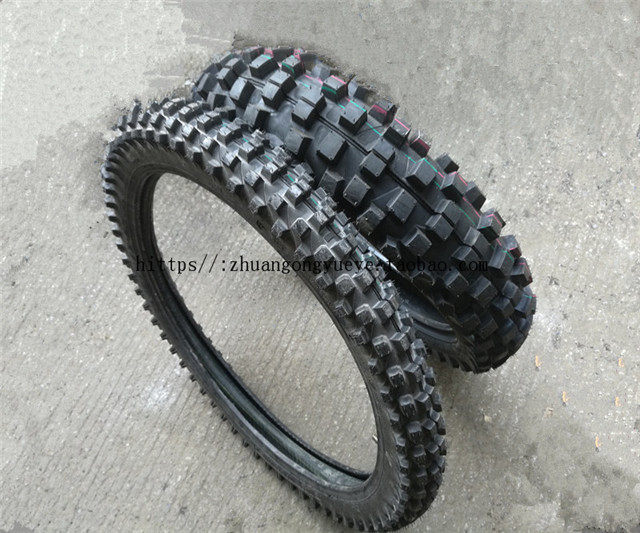 Cross country Mormon CQR cabbage big flower front 80 100-21 100-21 110 after 110 100-18 large flower tire deep teeth big tooth tire