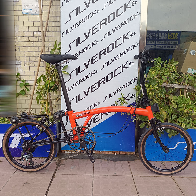 3sixty domestic 349 small wheel folding bike for small cloth brompton outer 10-speed folding bicycle