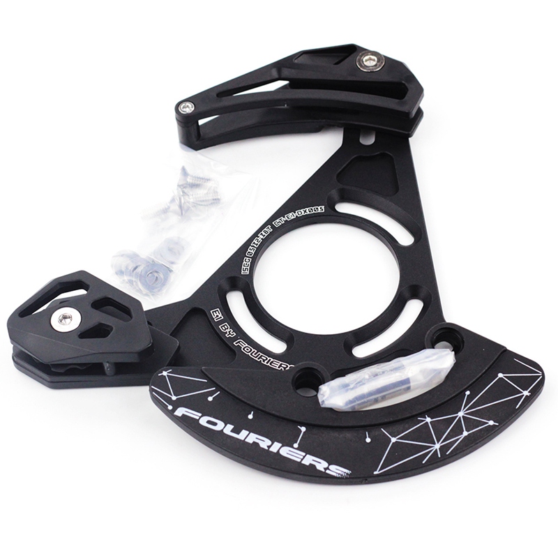 FOURIERS Mountain bike single disc large sprocket chain guide DH soft tail chain guard ISCG ISCG05