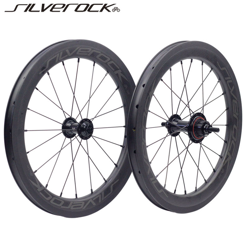 SILVEROCK SR38C carbon fiber small cloth Yingbu outer 5 speed 16 inch 349 wheel set folding car 74 112mm