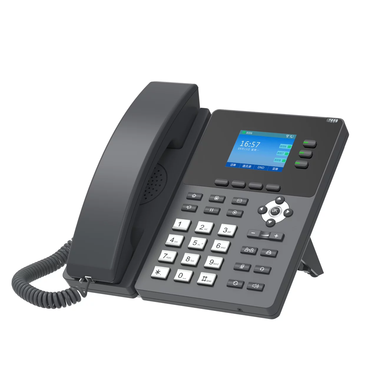 Микрозвонок IP-аппарат говорящий V100 V610W сетевой городской SIP офисный телефон беспроводной WiFi говорящий аппарат POE питание