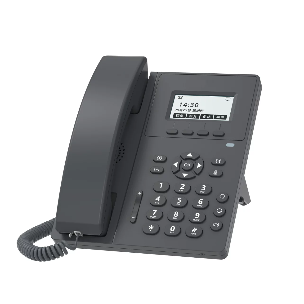 Микрозвонок IP-аппарат говорящий V100 V610W сетевой городской SIP офисный телефон беспроводной WiFi говорящий аппарат POE питание