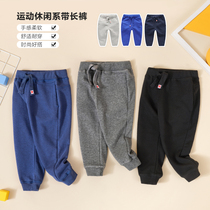 Boys sports casual trousers new autumn and autumn childrens clothing Childrens baby 1 year old 3 childrens tide U8361