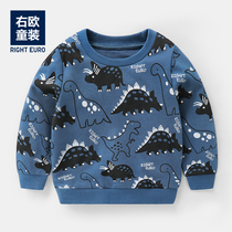 Boys pullover sweater jacket 2021 new spring spring childrens clothing childrens baby childrens tide spring U10996