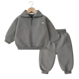 Спортивная весенняя осенняя толстовка для мальчиков для отдыха, детский комплект, детская одежда