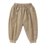 Весенние осенние детские повседневные брюки для мальчиков для отдыха, штаны, детская одежда, 1 лет