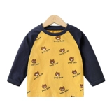 Футболка для мальчиков, осенняя утепленный лонгслив, детское термобелье, коллекция 2023, детская одежда