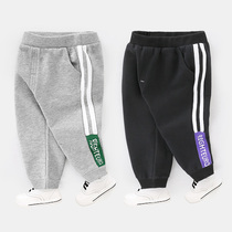 Boys sports leisure trousers Autumn spring and autumn childrens clothing 1 year old children 3 children baby tide baby U10621