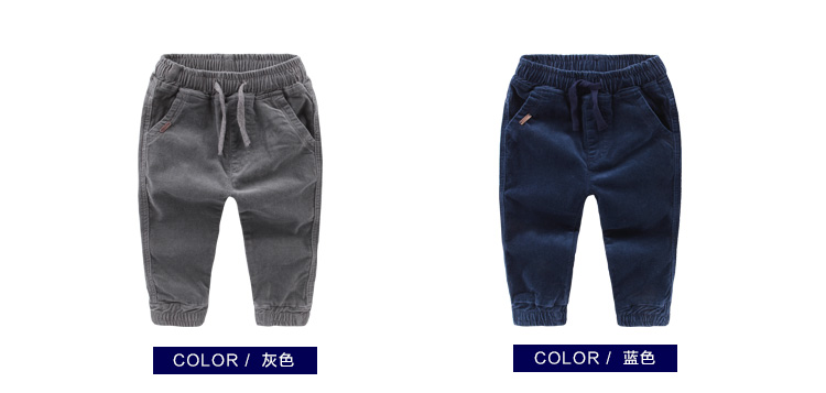 Pantalon garcon en velours côtelé - Ref 2054746 Image 17