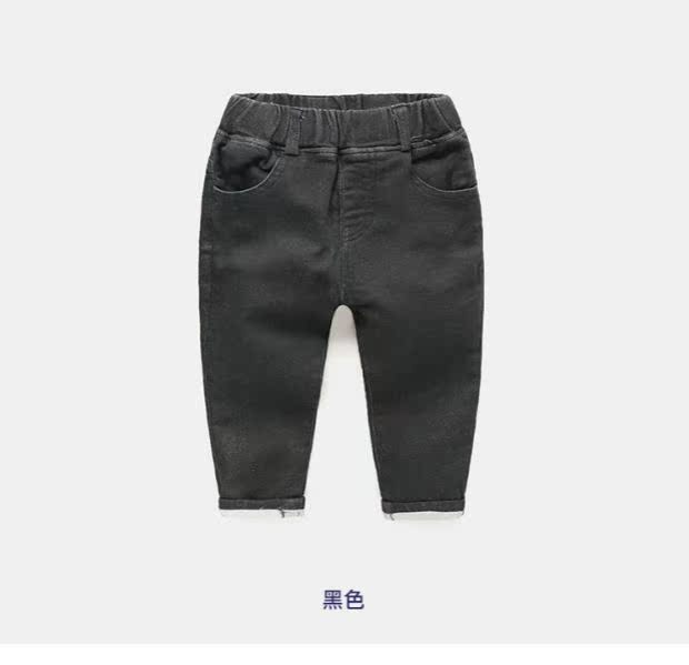 Quần jeans bé trai đan quần dài 2019 xuân mới xuân hè mặc trẻ em trẻ em bé thủy triều U7295 quần dài cho bé gái