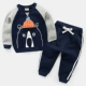 Áo len trẻ em thể thao phù hợp với mùa xuân xuân và mùa thu Trẻ em mặc bé trai 3 tuổi 1 quần áo thủy triều quần áo bé ngoại