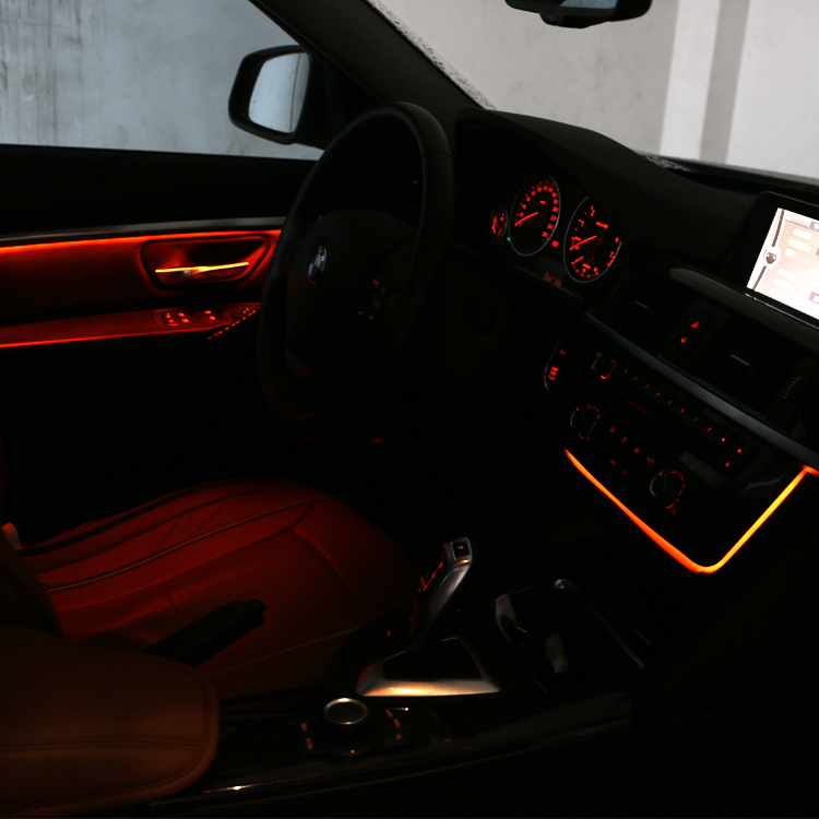 BMW 3 Series atmosphere lamp long axis 320I 328LIM F30F35 vehicle interior control atmosphere LED modification