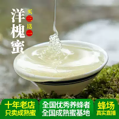 2021 New honey buy 3 Get 1 Free 1 Shaanxi Yan'an fresh acacia honey natural farm produce pure honey locust nectar 1kg