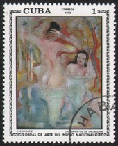 561 Dingpin Foreign Stamps Cuba 1973 Collection of Naked Women Painting Art Famous Paintings Stamps