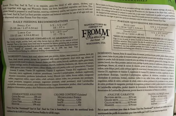 Dần dần yêu thú cưng Thức ăn cho mèo Fromm Fumo cá hồi không có thung lũng đầy đủ mèo con mèo con mèo thức ăn mèo cũ 15 pounds - Cat Staples