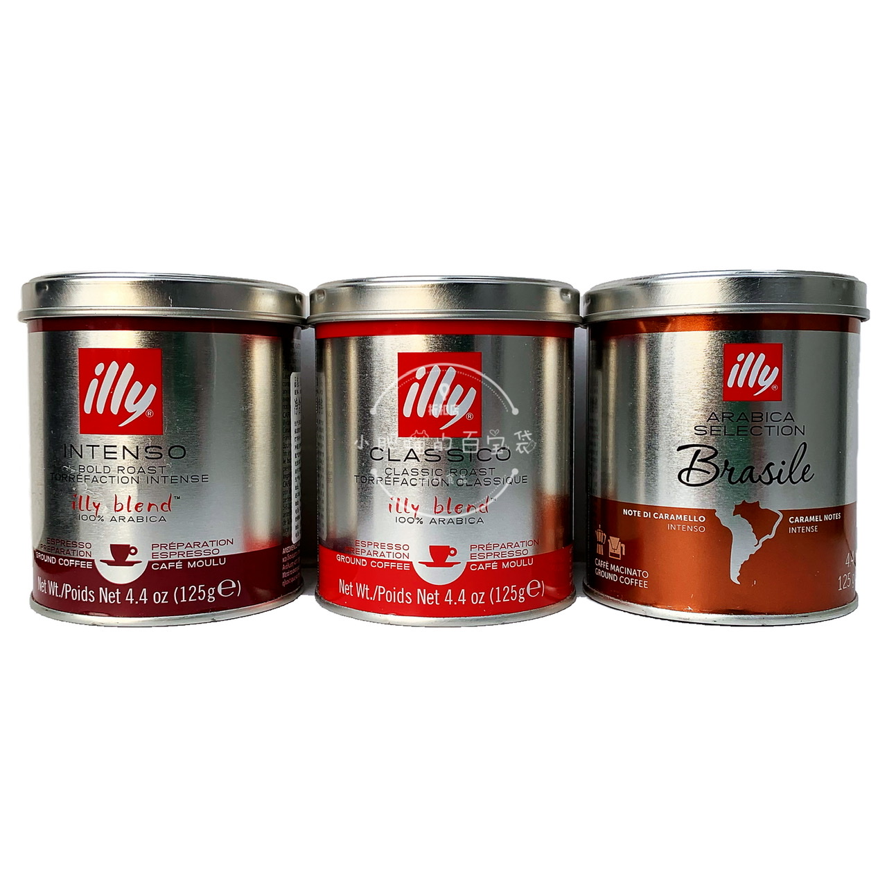 Italy imports illy deep roasted coffee powder 125g moderate selection of Brazilian Italian concentrated pure black preliminary period