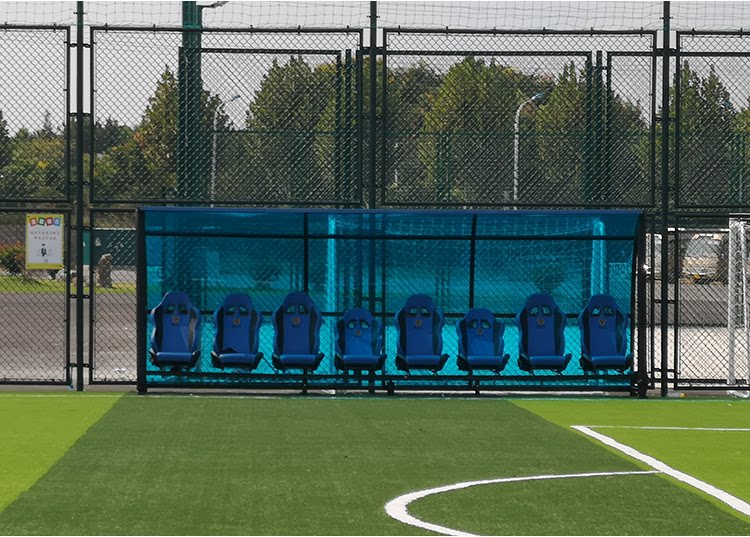 Аксессуары для арбитров 足球防护棚 替补席观衆球员凳子 休息椅教练队员遮阳棚足球场座椅