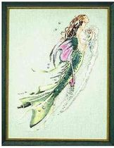 MD26 Pearl Mermaid Material Package Ready-made No cloth included Ready-made