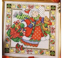 JE035 Christmas Fairy ZW28CT White Cotton German Cloth Complete Set Ready in Stock