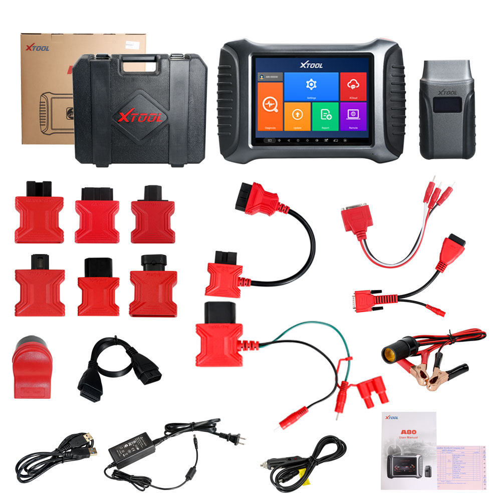 The XTOOL A80 H6 Full System Car OBDII Diagnostic Tool