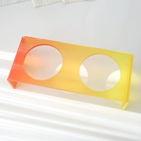 Двойная чаша-оранжевая полка чаши