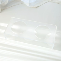 Двойная прозрачная полка для прозрачной миски