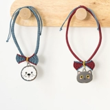 Плетеный чокер ручной работы, ожерелье, колокольчик для принцессы, браслет, домашний питомец, кот