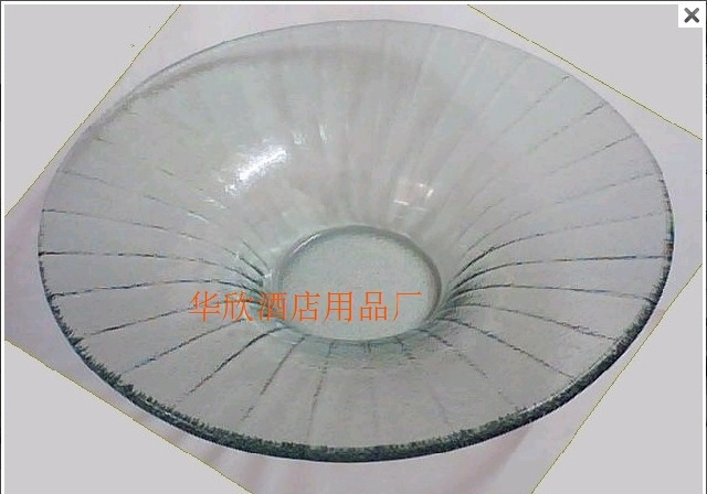 Floor ash bucket ashtray luxury glass ashtray transparent lotus leaf basin diameter 33