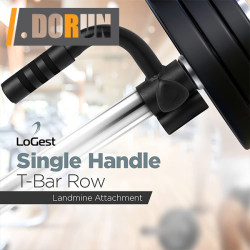 Barbell bar single multi-function rowing deadlift explosive core strength training barbell gun rack mine rack fitness