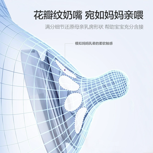 Philips, стеклянная оригинальная антиколиковая бутылочка для кормления для новорожденных для младенца, широкое горлышко