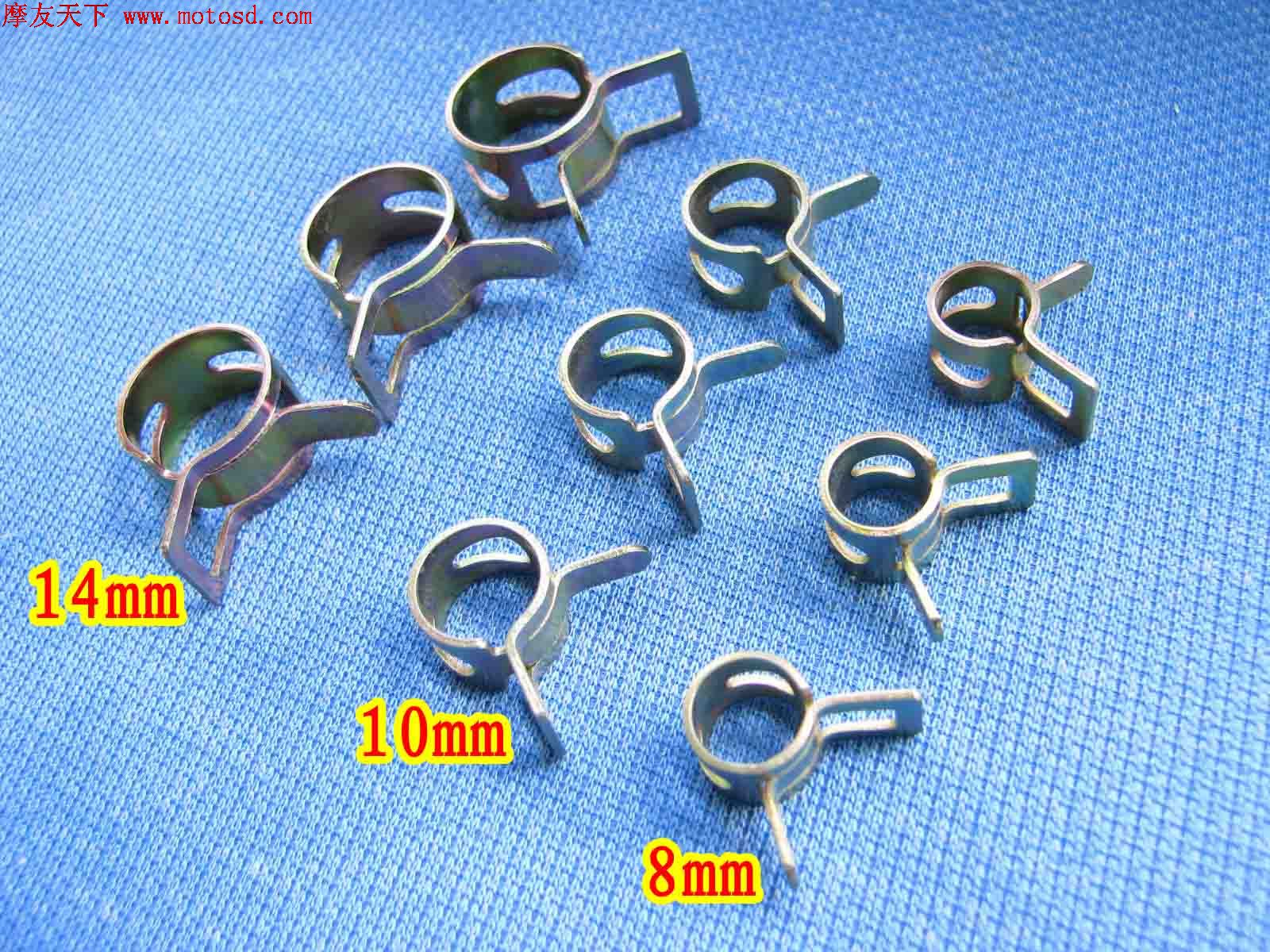 Various specifications for the locomotive tubing petrol pipe fuel tubing with a clamp pipe clamp pipe hoop