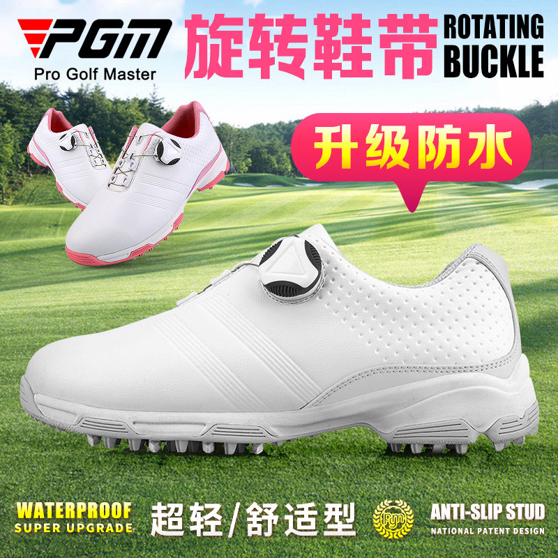 Golf shoes women's leather ultra-light casual sports shoes waterproof breathable non-slip soft bottom new women's shoes