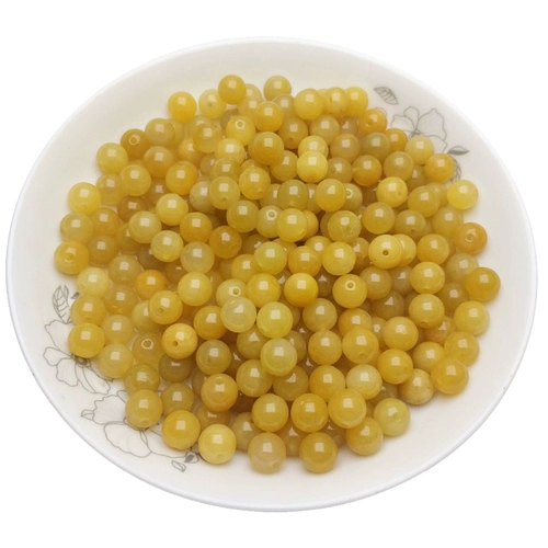 Натуральная реплика из провинции Хуанлун, украшение в форме дракона, бусины из нефрита