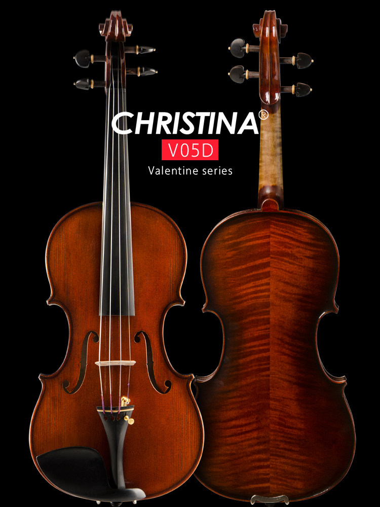 Christina Kristina V05D hand-plays the introductory starting violin for high-end adult children