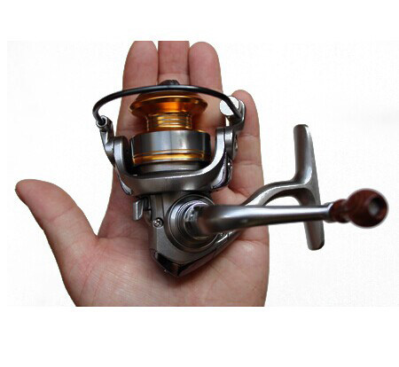 Dragon dragon palm treasure mini wheel Ultra-small winder Fishing wheel All metal head Rock fishing wheel Ice fishing wheel Fishing wheel