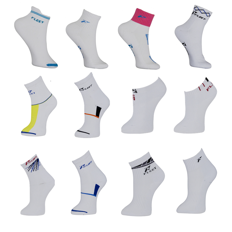 High-End Fleet/Fleette Badminton Socks with Thickened Towel Bottom, High-Tube Low-Waist Sports Socks for Men and Women High-End Fleet/Fleette Badminton Socks with Thickened Towel Bottom, High-Tube Low-Waist Sports Socks for Men and Women