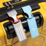 Чемодан, багажная бирка из ПВХ для путешествий, самолет, подвеска