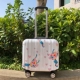 Tide gương mini boarding man Phiên bản tiếng Hàn 18 inch của vali nhỏ nữ phổ quát bánh xe nhỏ mật khẩu du lịch phiên bản Hàn Quốc